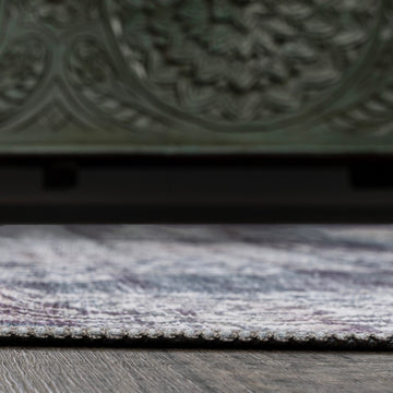 Regis Bohemian Medallion Washable Area Rug